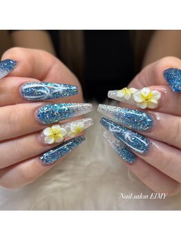 ネイルサロン エイミー 駅前店(EIMY)の写真/【グラデスカルプ♪¥11000～】長いネイルがやりたい!!爪が折れてしまった…！長さ出しに困った方歓迎☆