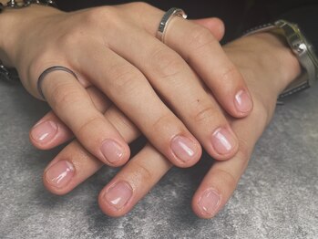 オムネイル 渋谷(HOMME NAIL)/クリアジェル ¥3.800