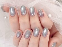 シュクルーレ(sucleure)/キラキラマグネットネイル☆