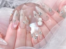 プティネイル 池袋(Puty Nail)/ラメラメローズネイル スカルプ