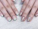 フレンチ×ドットネイル♪