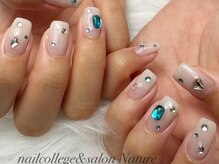 ネイルカレッジアンドサロン ナチュレ(nailcollege&salon NATURE)の雰囲気（定額ジェルは￥6600、￥7700、￥8800の3パターンあります！）