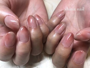 シナネイル 清澄白河店(SHINA NAIL)/ピーチカラーネイル♪
