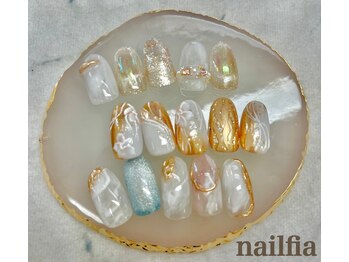 ネイルフィア(Nail Fia)/【ハンド】ブライダルネイル