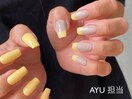 アシンメトリー　フレンチネイル