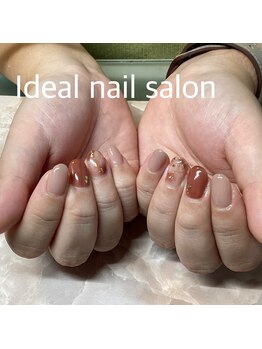 イデア(IDEAL)/赤べっこうネイル