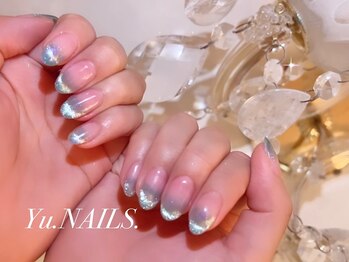 ユーネイルズ 恵比寿(Yu.NAILS.)/マグライングラデ◎フレンチ