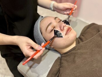 アンフルール(Une fleur)/専用の筆で丁寧に泡洗顔♪