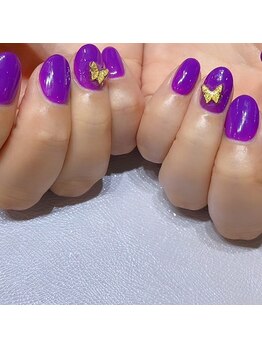 ウープスネイル 北上パル店(OopsNAIL)/1.5h ワンカラー パーツ2コ