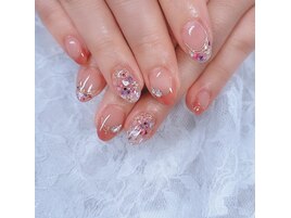 ドライフラワーネイル