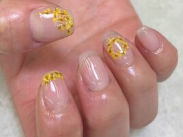 押し花ネイル