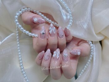 ローラキラ(Rola kira)/リボンとレースネイル