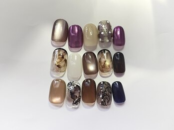 マックスビューティーネイル(MAX BEAUTY nail)の写真/【トレンドに合わせて毎月変わるDesign/Full artコース】