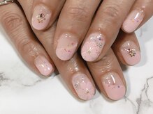 ミーレン ネイルサロン(Miren)/桜カラーの花ネイル