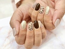 ディーネイル 京橋(D-nail)/立和名/新作ヒョウ柄ネイル