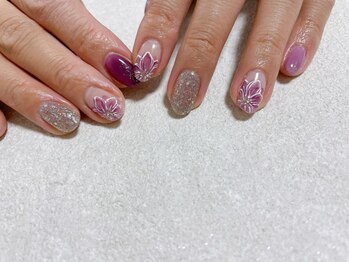 モグネイル(Mogunail)/フラワーネイル