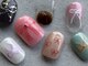 カラ ネイル 中津店(calla nail)の写真/季節感のあるデザイン,繊細な手描きが得意。人気のリボン/マグネットネイルでいつもより華やかな指先に♪