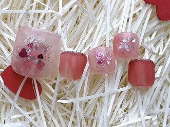 銀座ボニー 旭川店/バレンタインネイル