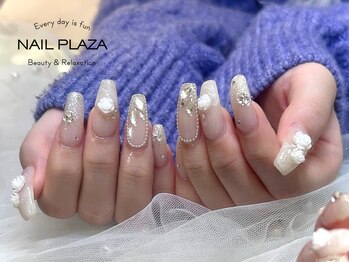ネイルプラザ 河原町OPA店(NAIL PLAZA)/薔薇ネイル