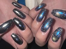 ネイルスミス 高松店(Nailsmith)/Flash magnet × Blue mirror