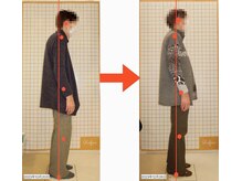 リファイン(Refine)/背中が丸く頭を前に突き出す姿勢