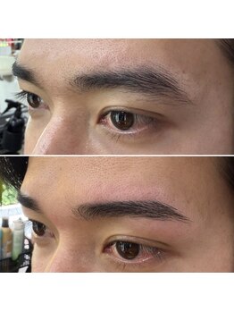 “PEPPU” eyebrow 中目黒【ペップー】［メンズ眉毛サロン・メンズアイブロウ］/【メンズ眉毛】王道ストレート