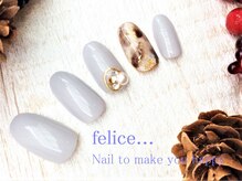 ネイルサロン フェリーチェ(felice)/【定額ネイル】¥6980
