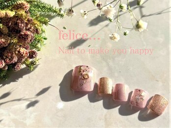 ネイルサロン フェリーチェ 東川口店(Felice)/【定額フットネイル】8500円