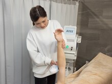 ボス 桑名店(BOSS)/【施術風景】#腕脱毛#脱毛#眉毛