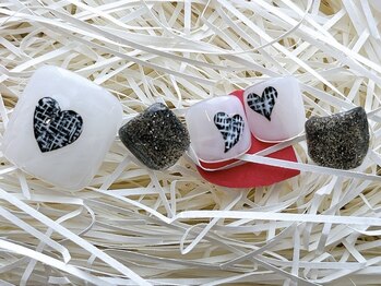 銀座ボニー 旭川店/バレンタインネイル