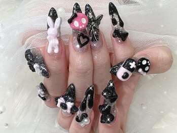 プティネイル 池袋(Puty Nail)/ゴテゴテ☆地雷ネイル