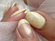 ランネイル 名古屋伏見(RANnail)/フレンチ×リボンネイル