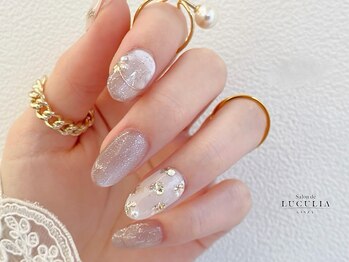 サロンドルクリア 銀座店(Salon de LUCULIA)の写真/特別な日のネイルは華やかデザインで決まり♪【完全半個室】で叶える、ブライダルにもご褒美にも◎！