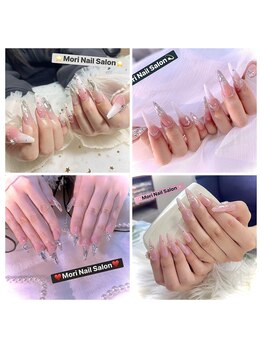 モリ(MORI)の写真/【とにかく盛りたい方におすすめ◎】長さ出しで美しい指先へ！超ロング有◎ときめくネイルで毎日を楽しく☆