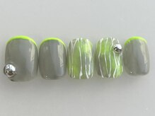 アイネイルズ 池袋店(I-nails)/バイカラーネオン