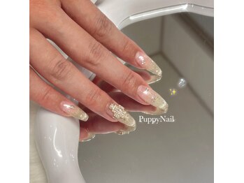パピーネイル 北千住店(PUPPY NAIL)/マグネットグラデでキラキラに♪