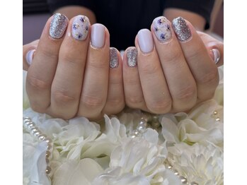 【押し花ネイル】80分/5500円♪