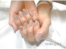 ネイルサロン マリキータ(MARIQUITA)/春ネイル/ベージュ/マグネット