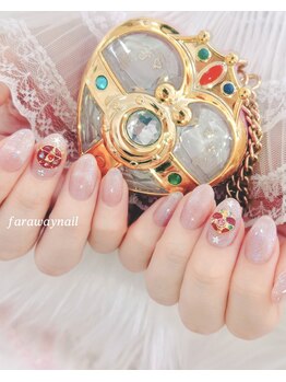 ファラウェイネイル(Faraway nail)/セーラームーンネイル☆