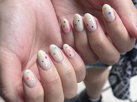 ワンカラーにホロ