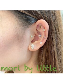 モリバイリトル(mori by little)/【耳ツボジュエリー】シンプル