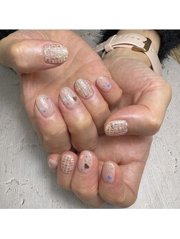エムズネイル(M’s NAIL)/ツイード柄デザイン!