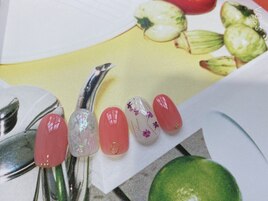 押し花ネイル