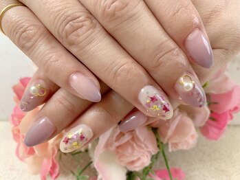 ディーネイル 京橋(D-nail)/[中村]DC28番！押し花ネイル