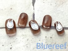 ネイルアンドまつげエクステ ブルーリーフ 四谷三丁目店(Blue Reef)/クリアニュアンスネイル