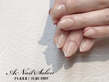 エーネイルサロン プラーカ本店(A-Nail Salon)/ 上品ネイル