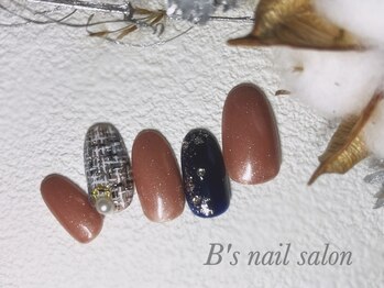 ビーズネイル バイブレス イオンタウン泉大沢店(B's Nail by.BLESS)/【WD3】冬デザイン★ボリューム