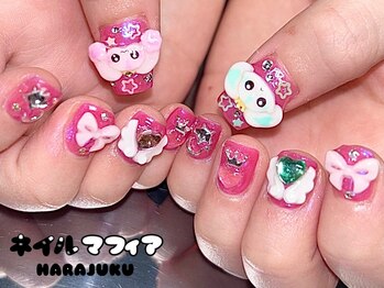 ネイルマフィア 原宿(NAIL MAFIA)/キャラネイル/3Dネイル