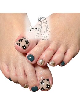 フリージア(Freesia)/定額フットネイル