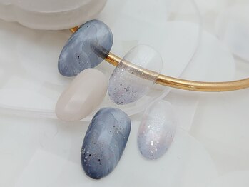 ネイルサロンアンドスクール ディスディアーナ(Disdirena)/4月ジェル定額Aコース/シンプル